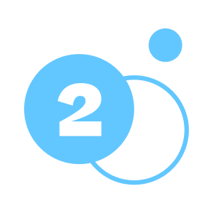 light blue number two